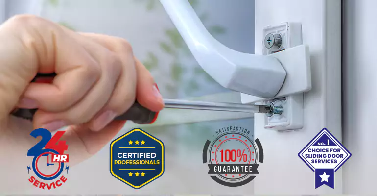 Broken Patio Door Handle Repair in Jupiter